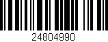 Código de barras (EAN, GTIN, SKU, ISBN): '24804990'
