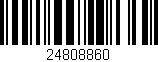 Código de barras (EAN, GTIN, SKU, ISBN): '24808860'
