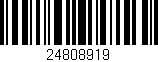 Código de barras (EAN, GTIN, SKU, ISBN): '24808919'