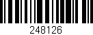 Código de barras (EAN, GTIN, SKU, ISBN): '248126'