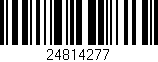 Código de barras (EAN, GTIN, SKU, ISBN): '24814277'