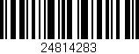 Código de barras (EAN, GTIN, SKU, ISBN): '24814283'