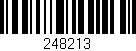 Código de barras (EAN, GTIN, SKU, ISBN): '248213'
