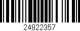 Código de barras (EAN, GTIN, SKU, ISBN): '24822357'