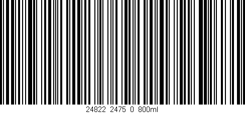 Código de barras (EAN, GTIN, SKU, ISBN): '24822_2475_0_800ml'