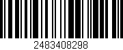 Código de barras (EAN, GTIN, SKU, ISBN): '2483408298'