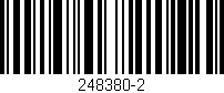 Código de barras (EAN, GTIN, SKU, ISBN): '248380-2'