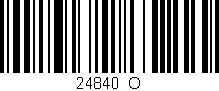 Código de barras (EAN, GTIN, SKU, ISBN): '24840_O'