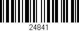 Código de barras (EAN, GTIN, SKU, ISBN): '24841'