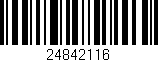 Código de barras (EAN, GTIN, SKU, ISBN): '24842116'