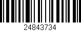 Código de barras (EAN, GTIN, SKU, ISBN): '24843734'