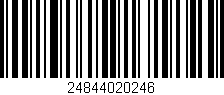 Código de barras (EAN, GTIN, SKU, ISBN): '24844020246'