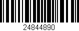 Código de barras (EAN, GTIN, SKU, ISBN): '24844890'