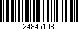 Código de barras (EAN, GTIN, SKU, ISBN): '24845108'
