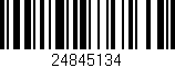 Código de barras (EAN, GTIN, SKU, ISBN): '24845134'