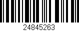 Código de barras (EAN, GTIN, SKU, ISBN): '24845263'