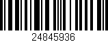 Código de barras (EAN, GTIN, SKU, ISBN): '24845936'