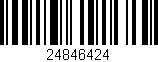 Código de barras (EAN, GTIN, SKU, ISBN): '24846424'