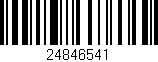 Código de barras (EAN, GTIN, SKU, ISBN): '24846541'