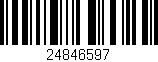 Código de barras (EAN, GTIN, SKU, ISBN): '24846597'