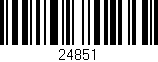 Código de barras (EAN, GTIN, SKU, ISBN): '24851'