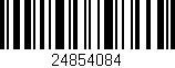 Código de barras (EAN, GTIN, SKU, ISBN): '24854084'