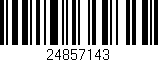 Código de barras (EAN, GTIN, SKU, ISBN): '24857143'