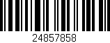Código de barras (EAN, GTIN, SKU, ISBN): '24857858'