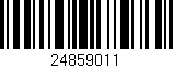 Código de barras (EAN, GTIN, SKU, ISBN): '24859011'