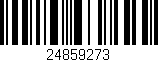 Código de barras (EAN, GTIN, SKU, ISBN): '24859273'