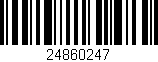 Código de barras (EAN, GTIN, SKU, ISBN): '24860247'