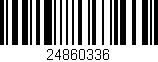 Código de barras (EAN, GTIN, SKU, ISBN): '24860336'
