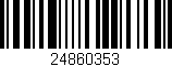 Código de barras (EAN, GTIN, SKU, ISBN): '24860353'
