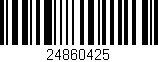 Código de barras (EAN, GTIN, SKU, ISBN): '24860425'