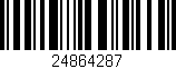 Código de barras (EAN, GTIN, SKU, ISBN): '24864287'