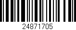 Código de barras (EAN, GTIN, SKU, ISBN): '24871705'