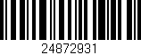 Código de barras (EAN, GTIN, SKU, ISBN): '24872931'