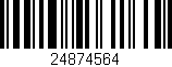 Código de barras (EAN, GTIN, SKU, ISBN): '24874564'