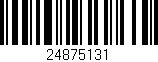 Código de barras (EAN, GTIN, SKU, ISBN): '24875131'