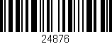 Código de barras (EAN, GTIN, SKU, ISBN): '24876'