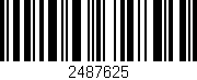 Código de barras (EAN, GTIN, SKU, ISBN): '2487625'