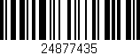 Código de barras (EAN, GTIN, SKU, ISBN): '24877435'