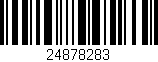 Código de barras (EAN, GTIN, SKU, ISBN): '24878283'