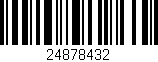 Código de barras (EAN, GTIN, SKU, ISBN): '24878432'