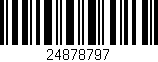 Código de barras (EAN, GTIN, SKU, ISBN): '24878797'