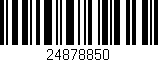 Código de barras (EAN, GTIN, SKU, ISBN): '24878850'