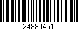 Código de barras (EAN, GTIN, SKU, ISBN): '24880451'