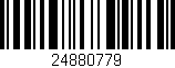 Código de barras (EAN, GTIN, SKU, ISBN): '24880779'