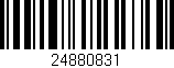 Código de barras (EAN, GTIN, SKU, ISBN): '24880831'