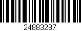 Código de barras (EAN, GTIN, SKU, ISBN): '24883287'